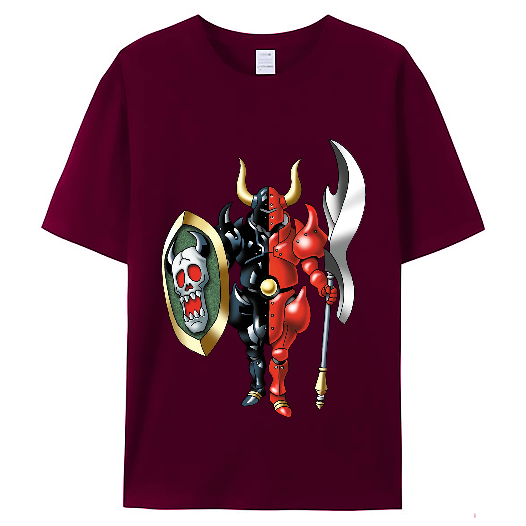 （画像用） ドラゴンクエスト Doragon Kuesuto Dragon Quest レディースカジュアルプリントTシャツ（綿100％）